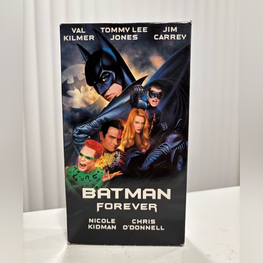 Batman Forever VHS 1995 DC Val Kilmer Jim Carrey